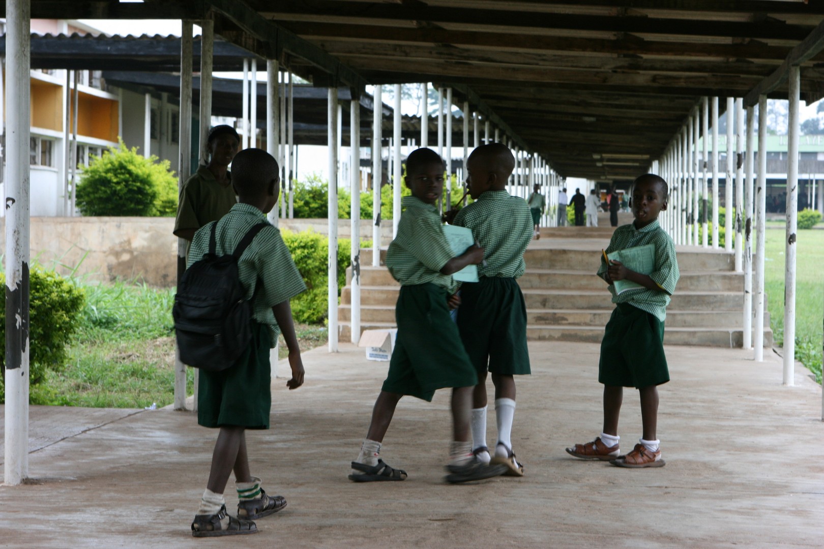 Beta School scholars in crisp uniform on campus - Slide 3